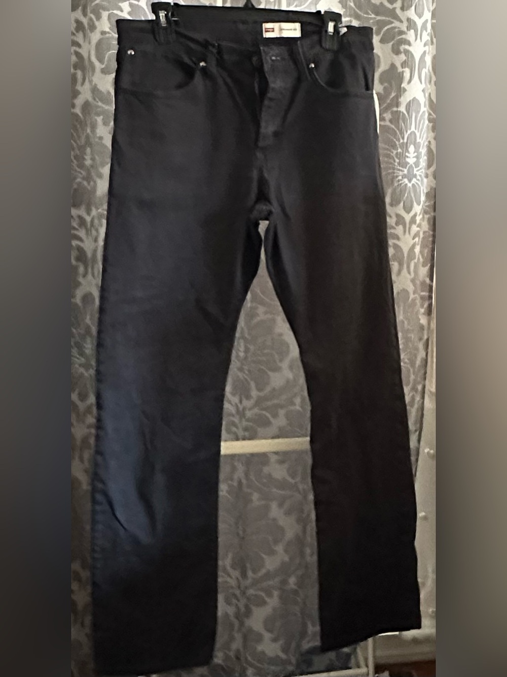 Men’s Wrangler straight fit black pants size 30x32
